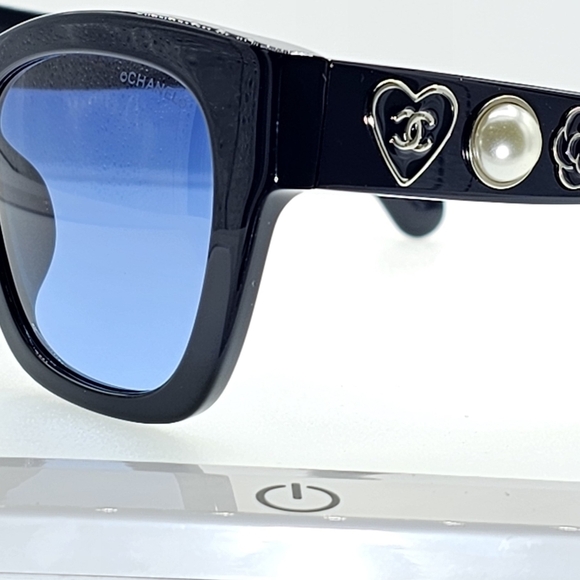 Chanel Square Sunglasses CH5478 1643/S2 featuring a Blue frame with Blue… - Picture 3 of 16